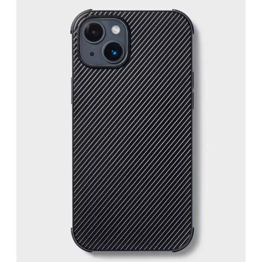 Apple iPhone 15 Plus/14 Plus Rugged Case w MagSafe -Heyday Black Drop Protection